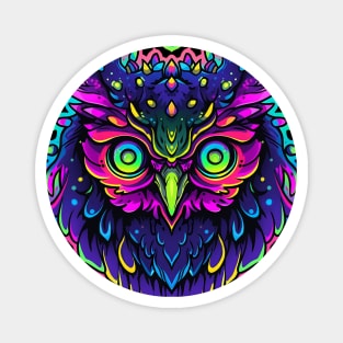 Cosmic Monster Owl Magnet